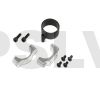 313062 CNC Tail Support Clamp (Silver anodized) 